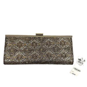 NWT STYLE & CO. METALLIC SPARKLING EVENING BAG/CLUTCH